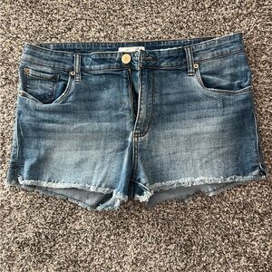 STS Blue Frayed Hem Jean Shorts